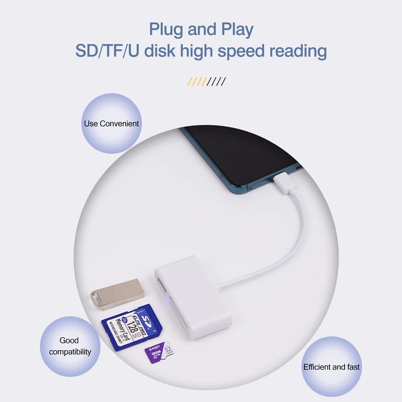 [2 Pack] SD Card Reader for Android, Micro SD Card