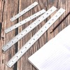 Machinist Ruler,6, 8, 12, 14-inch Stainless Steel Ruler,Metal Rulers Pack