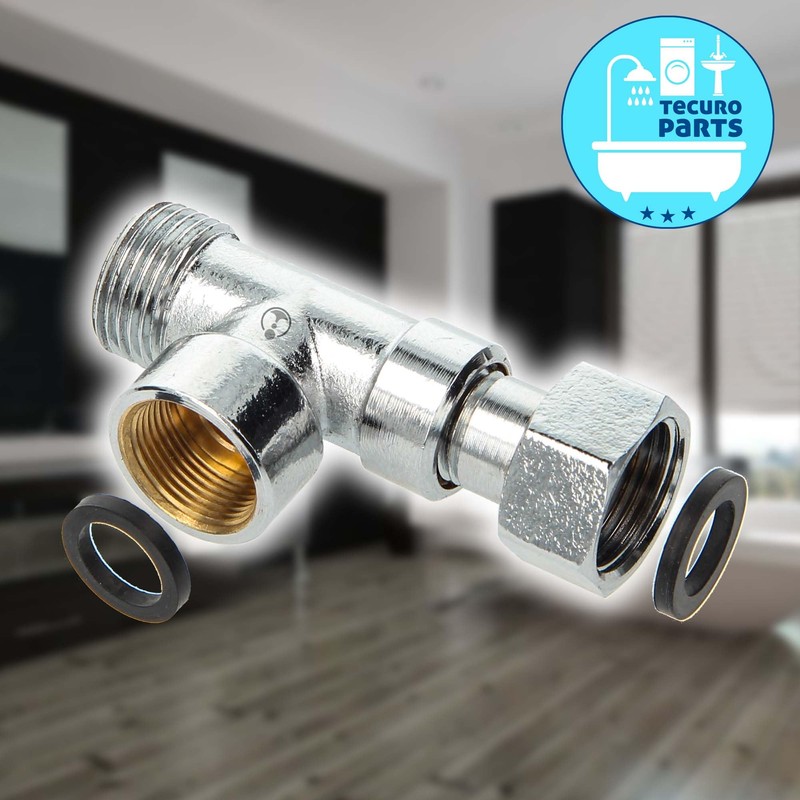 tecuro - T-piece branch distributor for angle valve, G 3/8