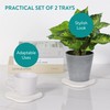 Navaris Diatomaceous Earth Tray Small Set - Trays for Kitchen