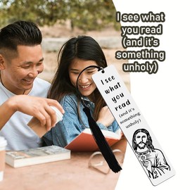 Bookmark Gifts for Women Men Funny Book Lovers Gifts Reading Gag Gifts for Readers Christian Book Club Gifts Fun Librarian Gifts Bookworm Gifts for Boys Girls Humor Office Gifts Birthday Book Mark