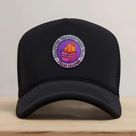 Dumpster Fire Response Team Patch 3 Inches Iron On/Sew On Embroidered Applique Patch for Clothes Backpacks Hats, Funny Dumpster Mental Health DIY Accessories Gifts for Mom Dad Friends Coworkers