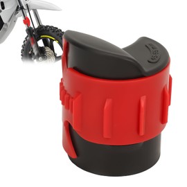 Limpiador de Sellos de Horquilla de Motocicleta 2,6 x 2,2 Pulgadas Limpiador Protector de Sellos de Horquilla de Plástico Amortiguador de Reparación de Nivel de Aceite(Rojo)