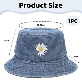 BelleVive Bucket Hats Unisex Sun Summer Travel Beach Angling Hat, Cute Beach Fisherman's Hat for Men Women Teenagers, Fisherman Outdoor Summer Travel Hiking Beach Hat