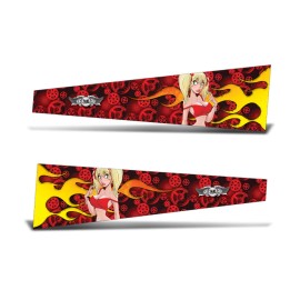 AMR Racing Universal Trim To Fit Sled Tunnel Graphics Kit Snowmobile Decal Wrap MOTOMY RED