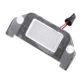 A ABSOPRO Car 6000K White LED License Plate Light Assembly 4805846AB 3528SMD for Dodge Charger 2006-2014 ABS Clear