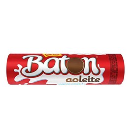 Milk Chocolate 30x0.56oz. - Chocolate ao Leite 30x16g - Baton - Garoto - 16.90oz. (480g) - (PACK OF 01)