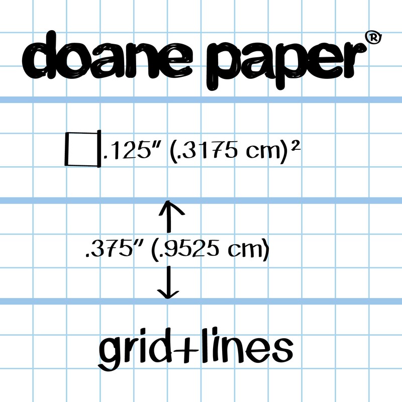 Doane Paper Grid + Lines Large Utility Composition Notebook, 3