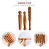 Beavorty 3Pcs Wooden Reflexology Sticks Foot Hand Massage Wooden Stick