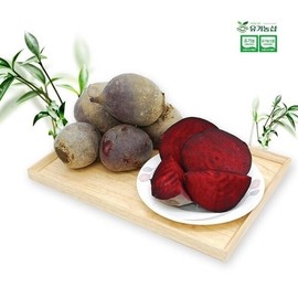 Green Bitten Organic Beet 2kg (1+1 total 4kg) from Haenam, Jeollanam-do / 초록한입 유기농 비트 2kg (1+1 총4kg) 전남 해남산