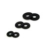 Black Nylon Penny Washers M5 x 15mm, 5.3mm Inner Diameter