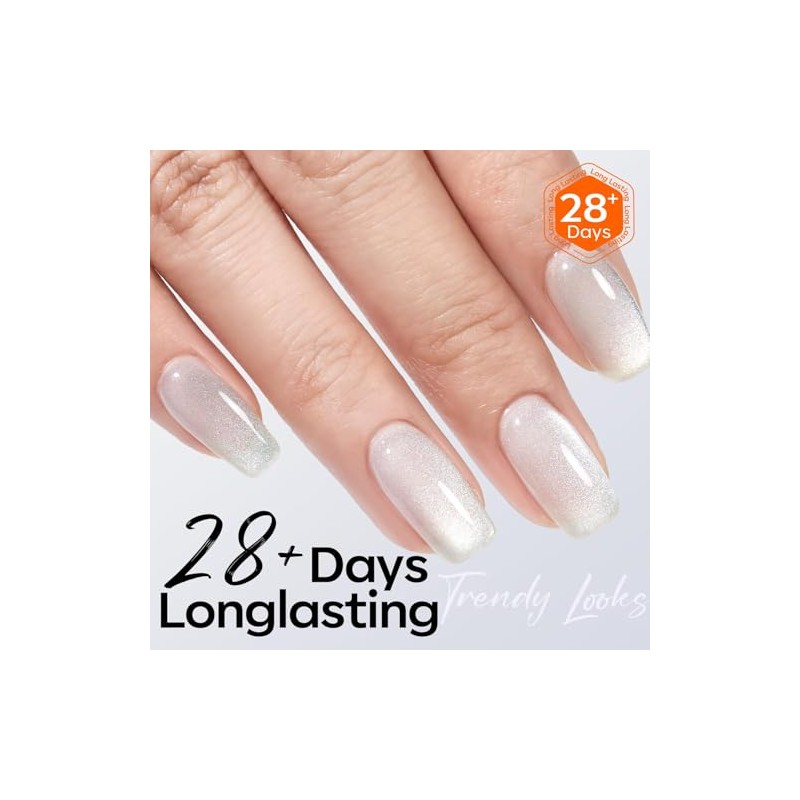 modelones- Esmalte de uñas en gel Cat Eye, 15 ml,