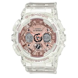 Casio G-Shock G-Shock G-Shock Wristwatch, Men's, Analog, Digital, Analog, Digital, S Series, Skeleton GMA-S120SR-7A