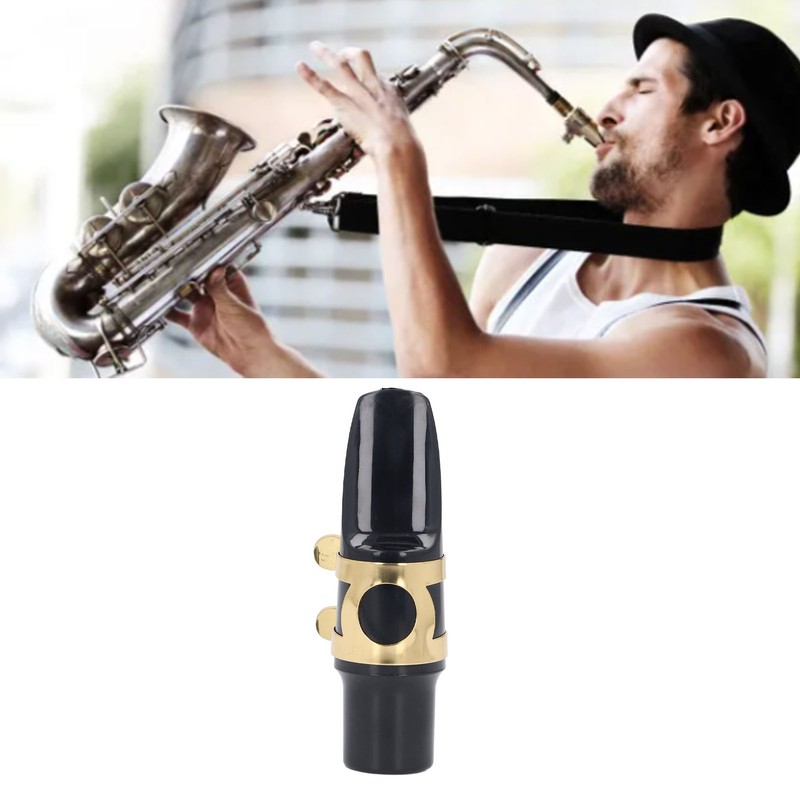 Alto Saxophone Mouthpiece Kit ABS Structure Metal Buckle Clip 2.5