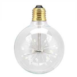 E27/G95 220V Retro Style Filament Light Bulb LED Lamp for Bar Party Lighting Spherical