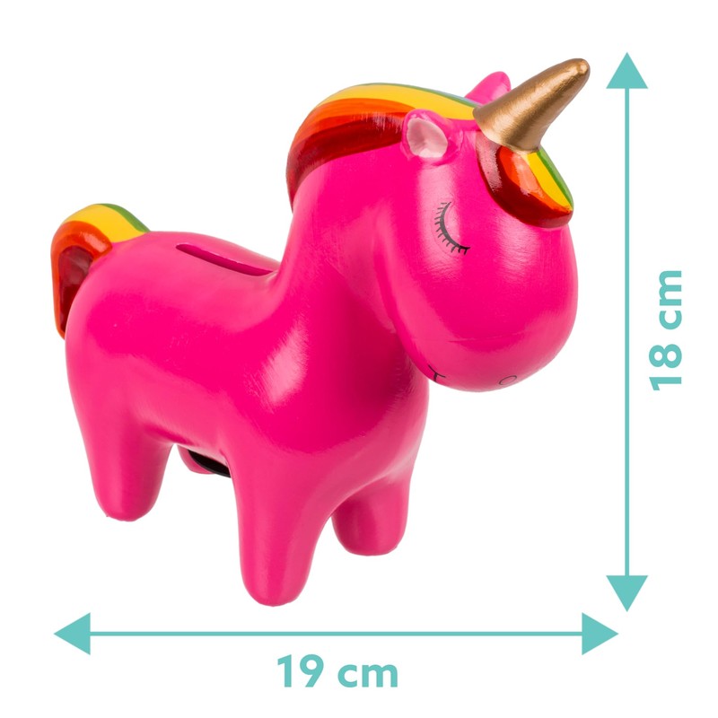 MIJOMA Ceramic Money Box with Lock and Key, Cute Design