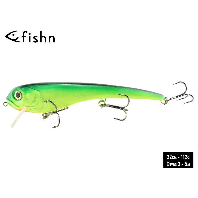 FISHN® Grumpy Father XL Wobbler, 1-5 Metres, 22 cm, 112
