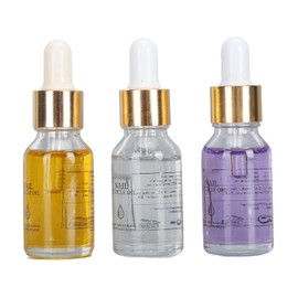 Aceite para Cutículas para Uñas, Aceite Nutritivo para Cutículas Hidratante para Uñas Piel Muerta 15 Ml X 3 Botellas Hidratación Intensiva con árbol de té de Naranja para el