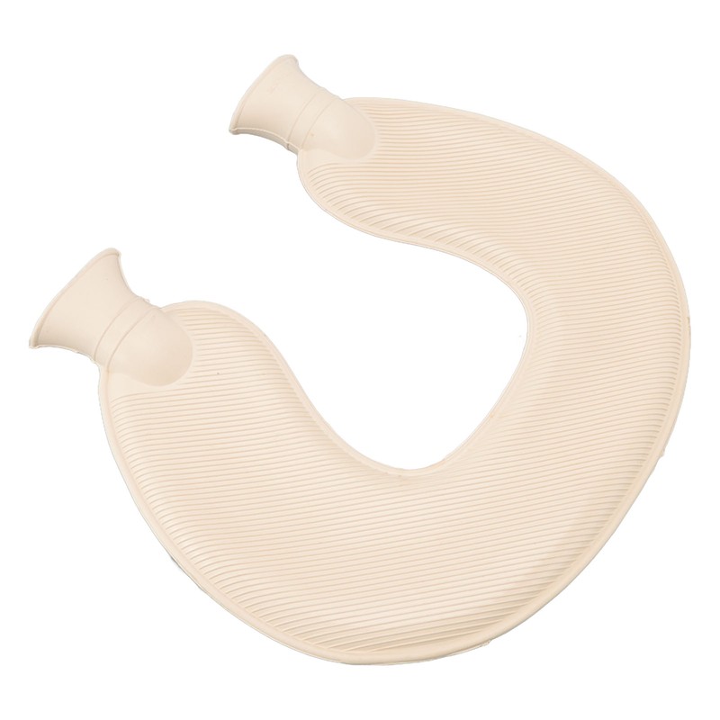 U Shaped Neck Hot Water Bag Double Knitted Insulation Rubber