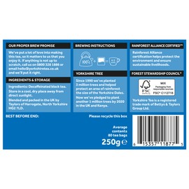 Yorkshire Tea Decaf 80 Count