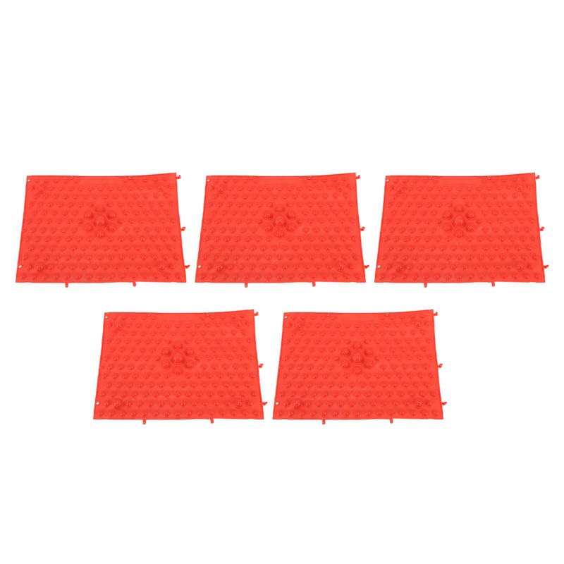 5Pcs Foot Massage Mat TPE Acupressure Walking Toe Plate Massage