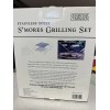 Charcoal Champions Stainless Steel S'mores Maker Grilling Set