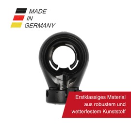 WAREMA Eyelet for awning gear | black | with connection hole for gearbox with 12 mm | awning replacement part for problems with awning drive and awning motor