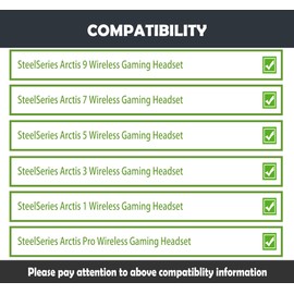 HTINDUSTRY Replacement Earpads Cushion Compatible with SteelSeries Arctis 9/Arctis 7/Arctis 5/Arctis 3/Arctis 1/Arctis Pro Wireless Gaming Headsets Cool Gel Ear Pads with Cooling Gel Layer