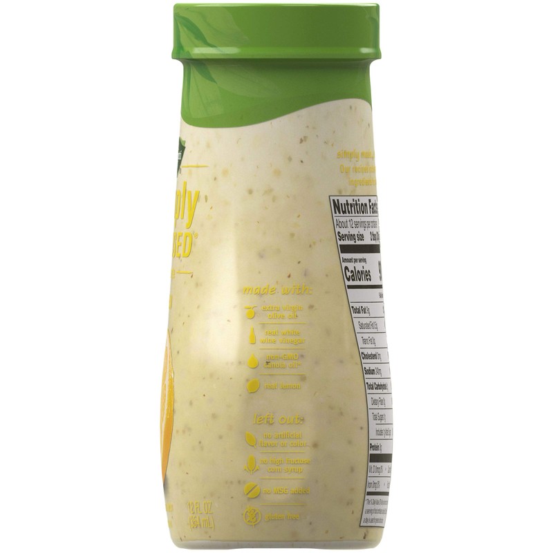 Marzetti Simply Dressed Lemon Vinaigrette, 12 oz., Pack of 3