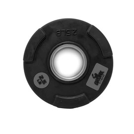 Gronk Fitness Multi-Grip Weight Plates | Rubber Coated Barbell Weights for Strength Training | Durable Rubber Weight Plates with Ergonomic Handles | 2.5LBS