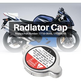 17730-08J00 Tapa de Radiador del Motor, Reemplazo para Suzuki GSX-R600 R750 R1000 1997-2016 Reemplazo para RM 80 85 125 250 Z-250 Z450 1986-2016, Reemplaza 1773008J00
