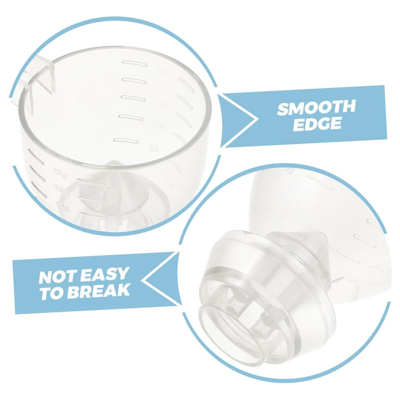 Ipetboom 2pcs Dispensing Slotted Spoon Shampoo Colander Body Lotion Funnel