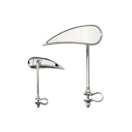 Lowrider Blade Mirror Left Chrome. Bike Mirror, Bicycle Mirror, Beach Cruiser, Chopper, Limo, Stretch Bike, BMX, Track, Fixie, Mountain Bikes