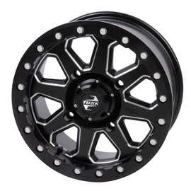 4/156 Tusk Uinta Beadlock Wheel 15x7 4.0 + 3.0 Milled/Black For YAMAHA YXZ1000R SS 2019-2024