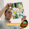 sourcing map 8 Sheets Stained Glass Sheets,4 x 6 Inch