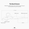Copenhagen Grooming Beard Scissors - Beard and Moustache Scissors for