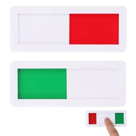 Free Occupied Sliding Door Sign, "Free Occupied" Sign, Extended "Please Do Not Disturb" Sign, Privacy Sliding Door Sign Display, Suitable for Office, Bathroom (10 x 4 cm, Pack of 2)