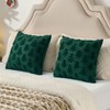 Christmas Tree Pillow Covers 18x18 Inch Set of 2, Dark