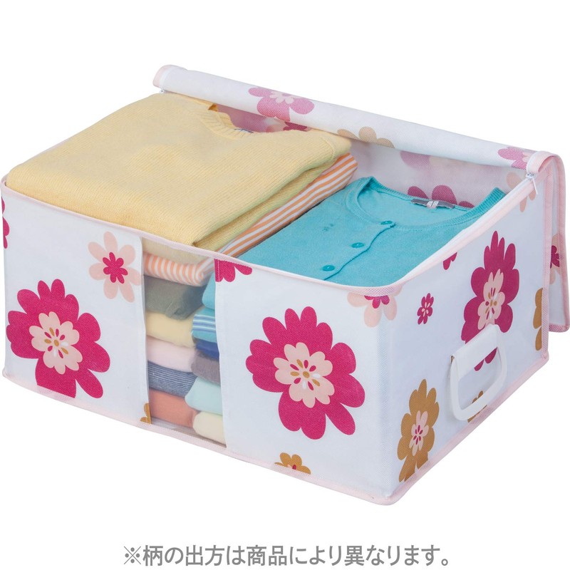 Astro 618-40 Storage Case, For Clothes, Flower Pattern, Antibacterial, Deodorizing,