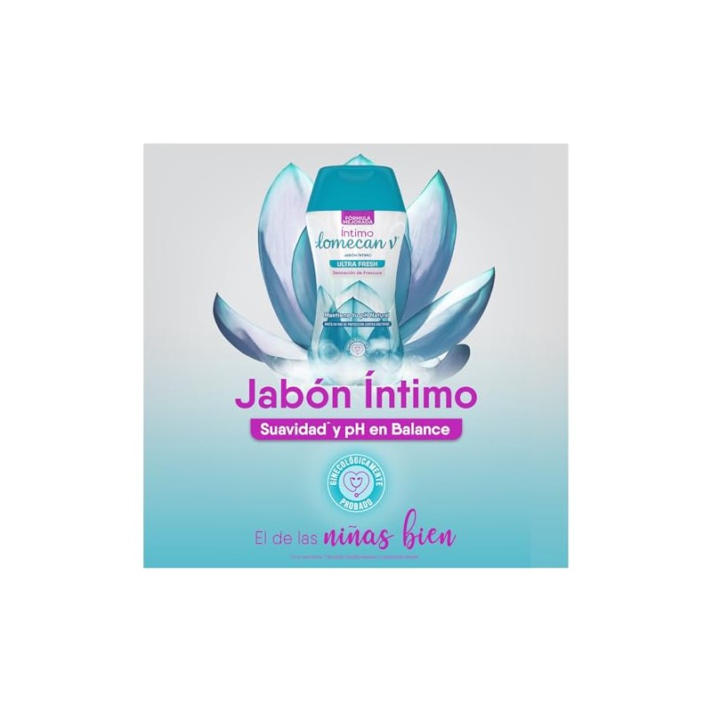 LOMECAN V - Shampoo íntimo fresco. Con extractos naturales que
