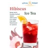 Hibiscus Tea Dried Hibiscus Sabdariffa Flowers in 21 Tea Bags