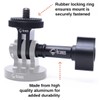 Chronos Black Aluminum Tripod Adapter Mount for GoPro Cameras
