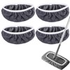 Reusable Microfiber Mop Pads Dry Sweeping Cloths Compatible with Swiffer