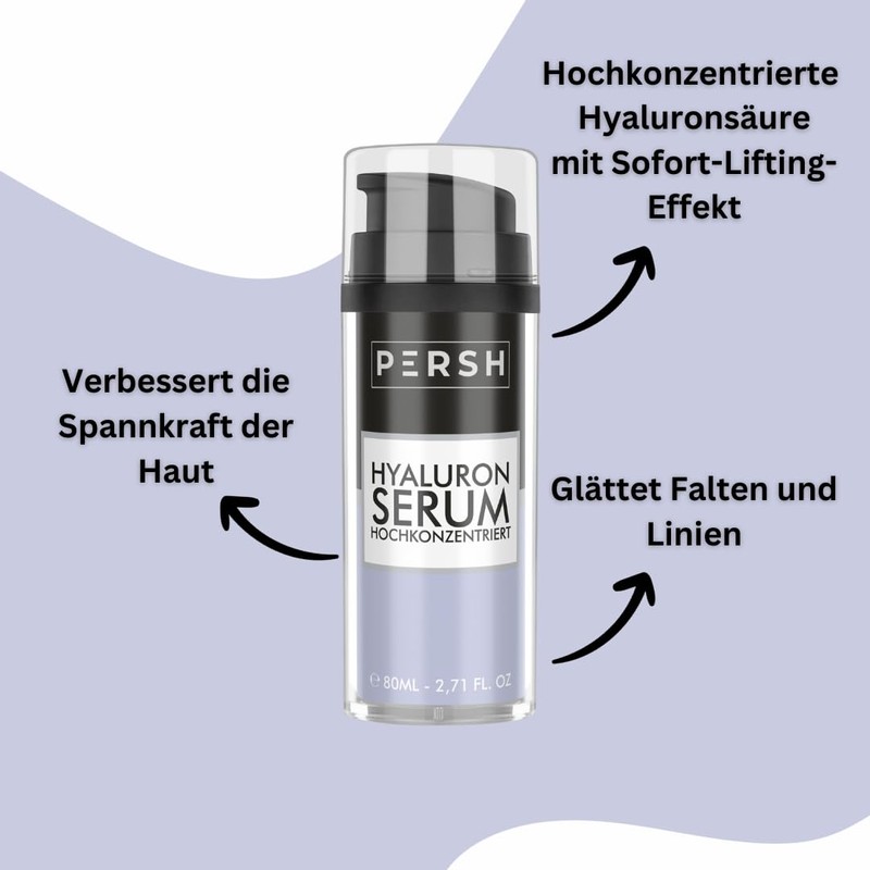 PERSH Hyaluronic Serum 80 ml - Instant Lifting Effect for