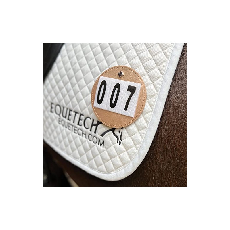 Equetech Luxe Dressage Saddle Cloth Numbers (Pair) 3 colours NEW
