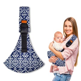 Toddler Carrier, Portable Toddler Sling Adjustable Baby Sling Carriers from Newborn Baby Wrap Carrier for Newborn, Infant, Toddler, 0-36 Months (Black)