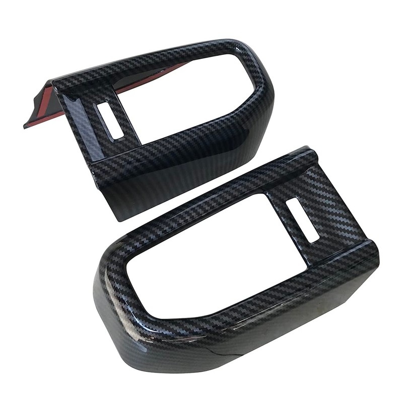 ruihe 2pc Carbon Fiber Color Centre Air Conditioning Dashboard Vent