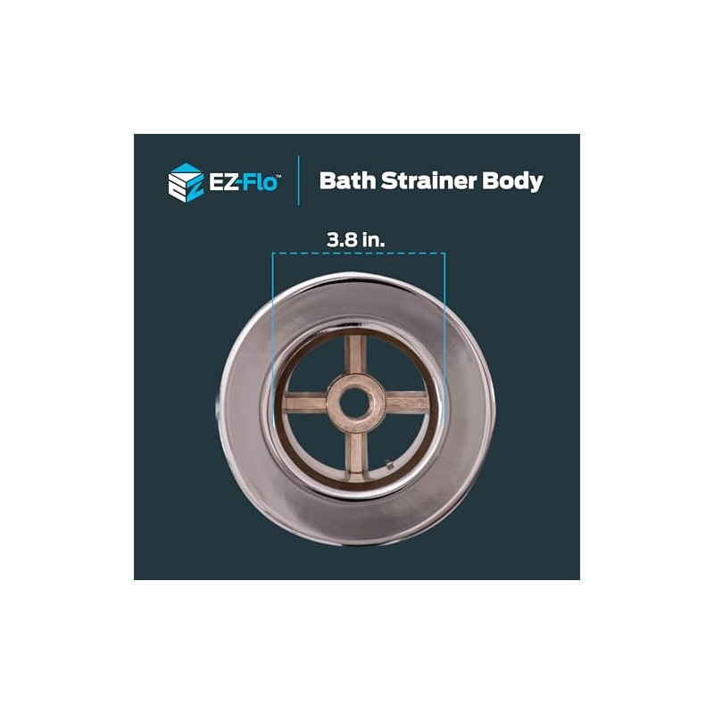 EZ-FLO Tapped Bathtub Strainer Body, 1-3/8 Inch x 16 Fine