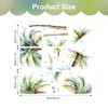 Tanlaby Wall Sticker Palm Tree Large Tree Wall Sticker Tropical
