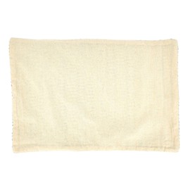 SARO LIFESTYLE Celeste Collection Woven Line Placemats (Set of 4), 14" x 20", Aqua